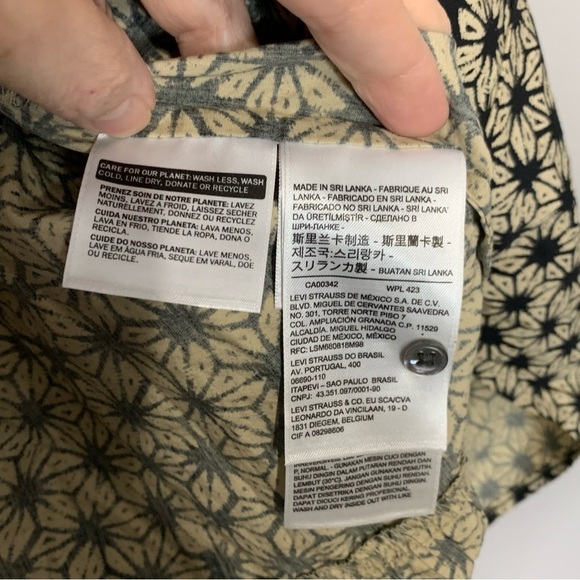 Levi’s tan and black floral star sundress. Size‎ 1X - Picture 6 of 10